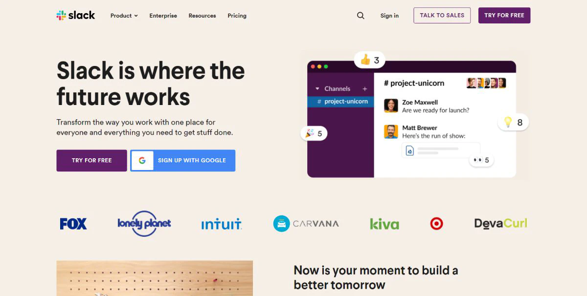 Slack is a new way to communicate with your team alter-text